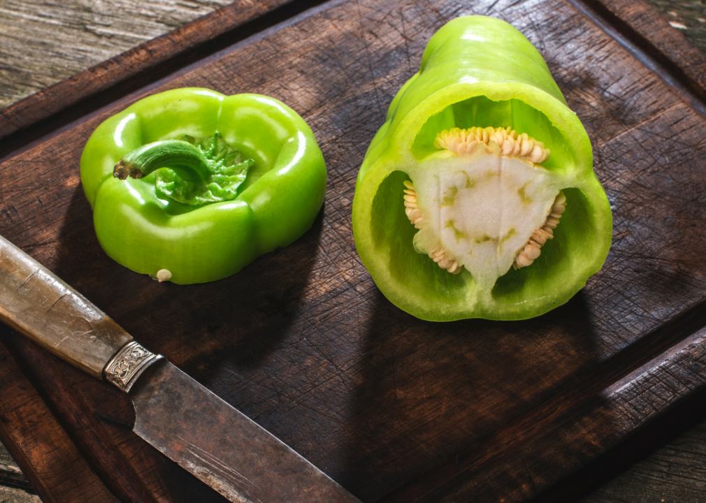 Green peppers